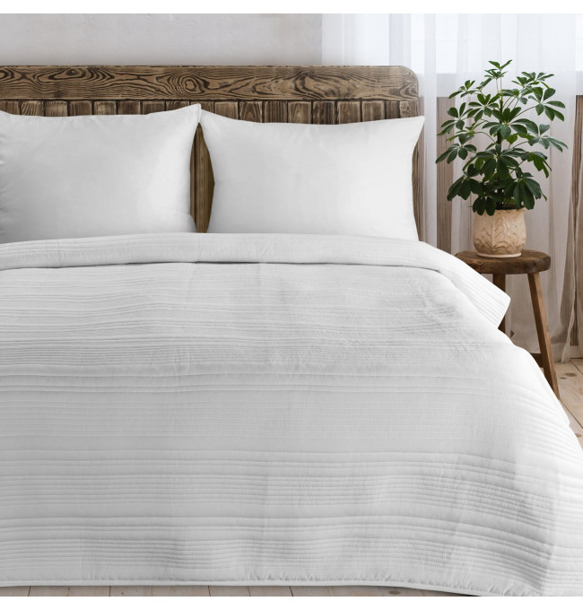 Přehoz na postel TARA bílý