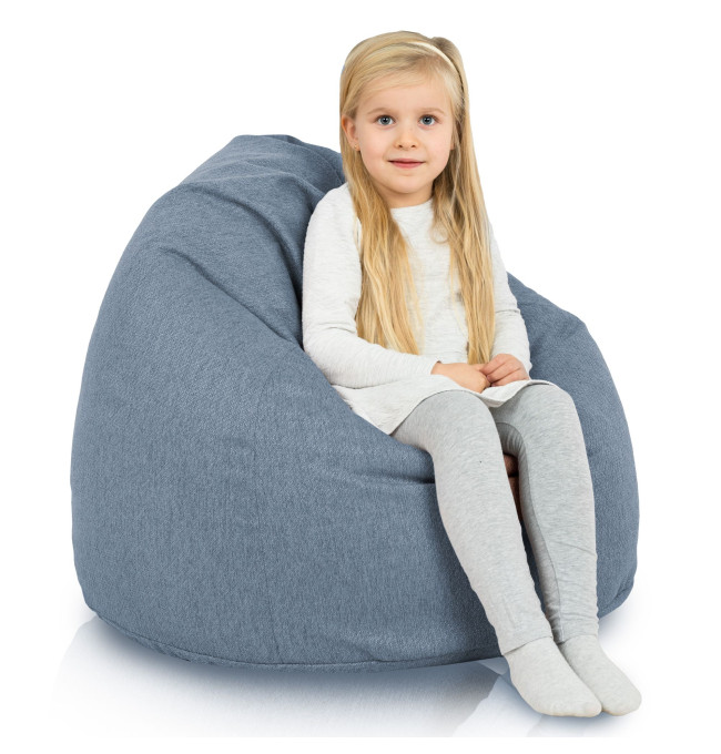 Sedací vak SAKO melanž modrý