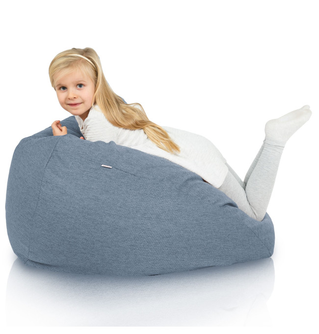 Sedací vak SAKO melanž modrý