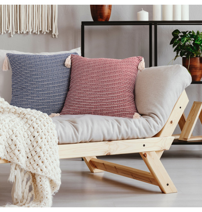 Povlak na polštář BOHO 6 granátový