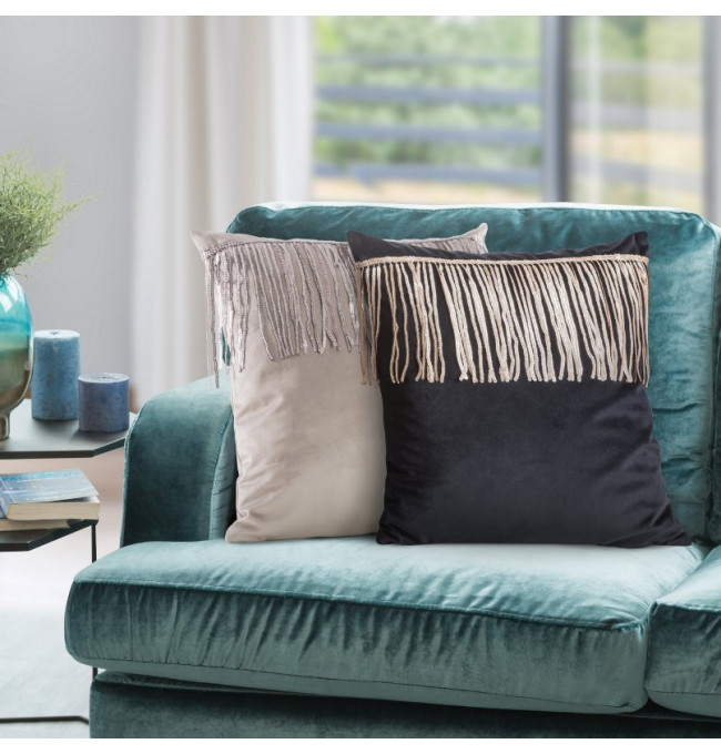 Povlak na polštář JASPER černá