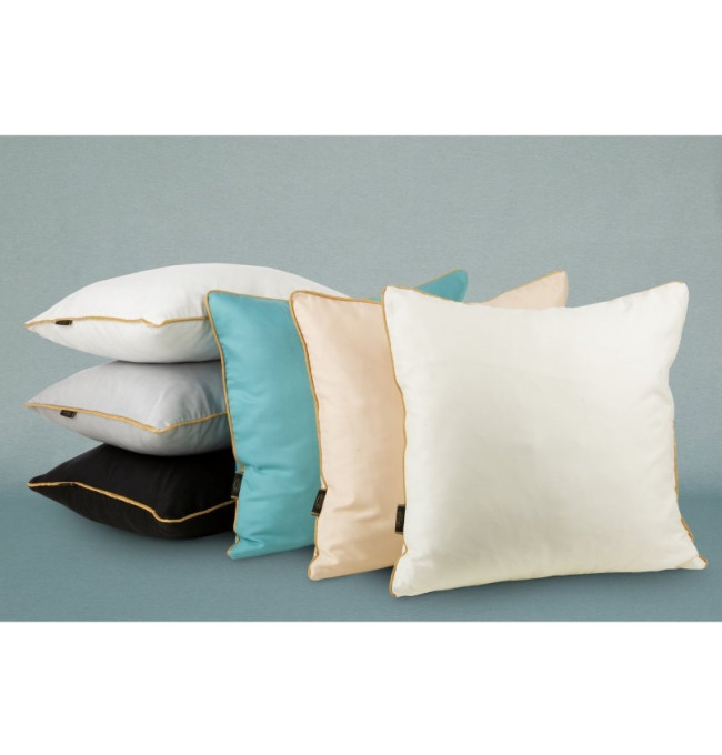 Povlak na polštář PREMIUM 3 tmavě béžovo-zlatý