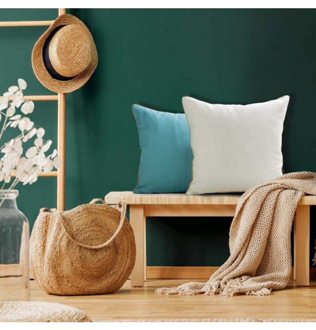 Povlak na polštář PREMIUM 3 tmavě béžovo-zlatý