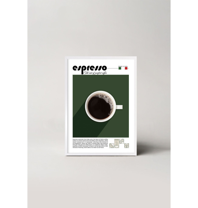 Obraz v rámu 149-W1 CUP OF ESPRESSO