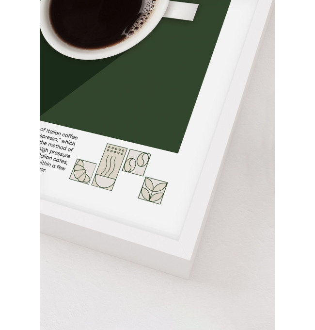 Obraz v rámu 149-W1 CUP OF ESPRESSO