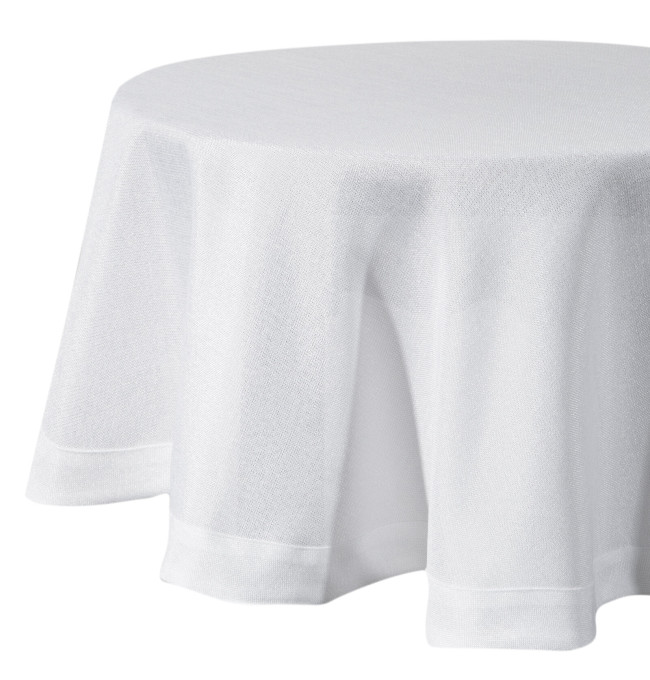 Ubrus BIANCA 2 bílý kruh
