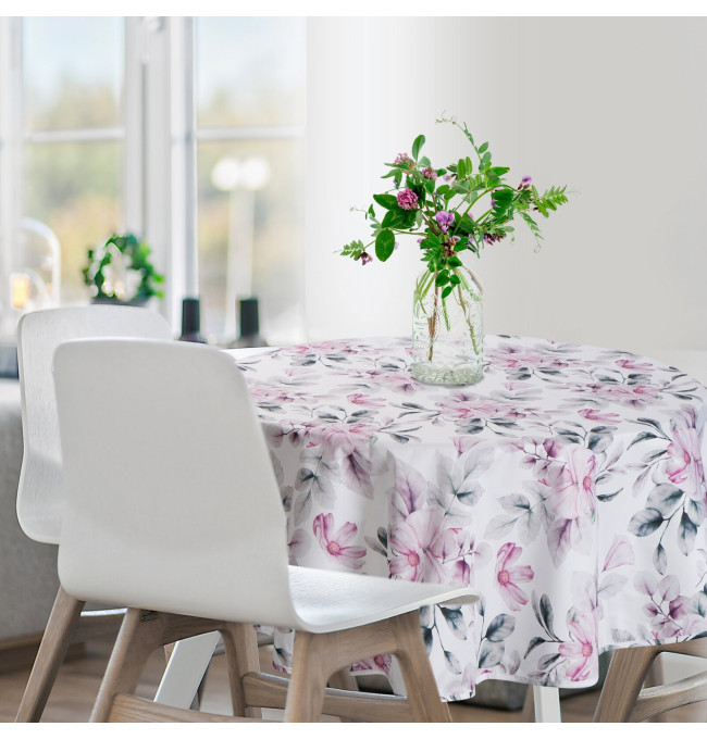 Ubrus GARDEN 30E bílý / růžový