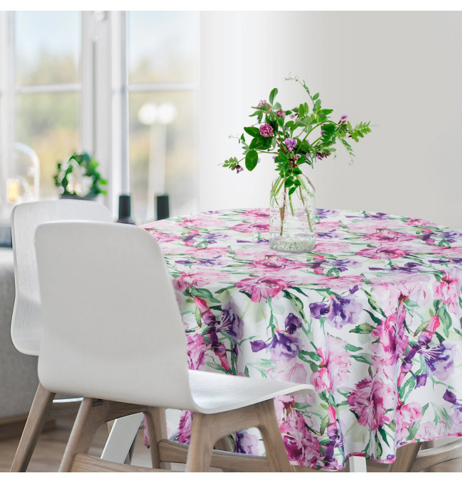 Ubrus GARDEN 34E růžový / fialový