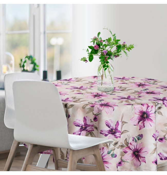 Ubrus GARDEN 29E krémový / růžový