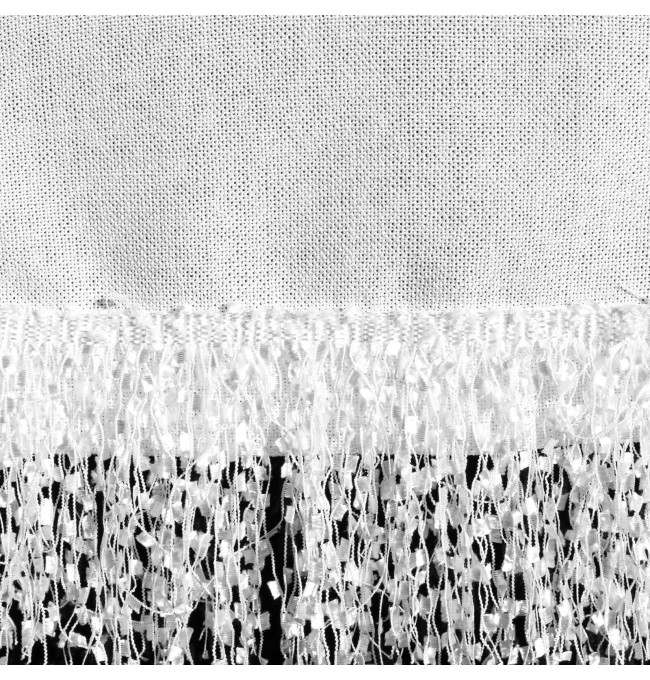 Ubrus JASPER bílý kruh