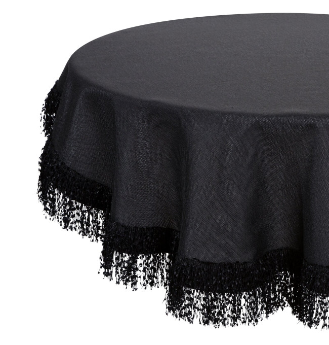 Ubrus JASPER černý kruh