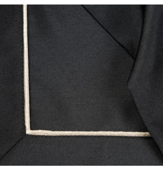 Ubrus KARIN černo-zlatý