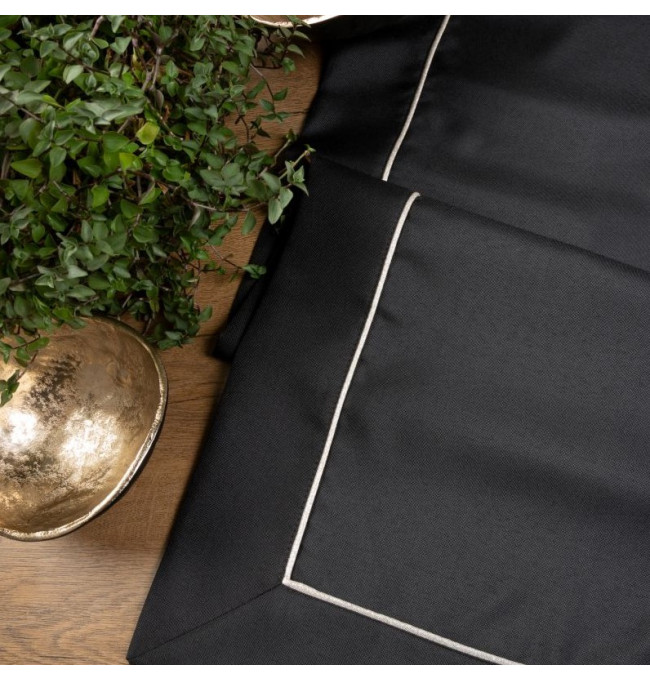 Ubrus KARIN černo-zlatý