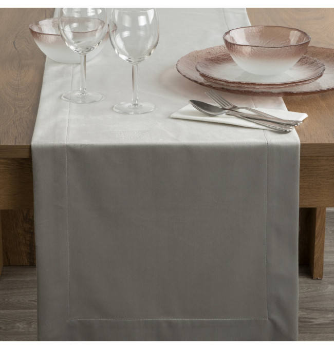 Ubrus MELINDA stříbrný