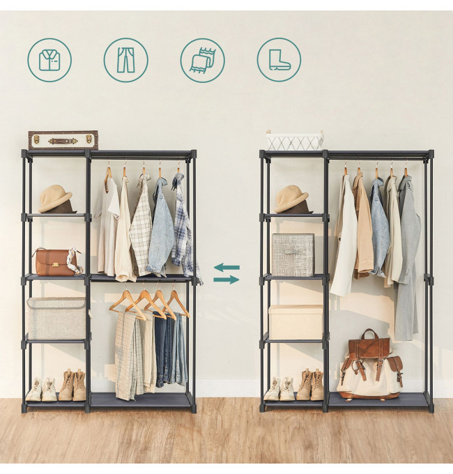 Otevřená šatní skříň RYG024G02