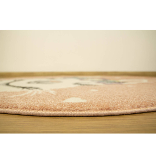 Dětský koberec Lima C882A růžový / krémový