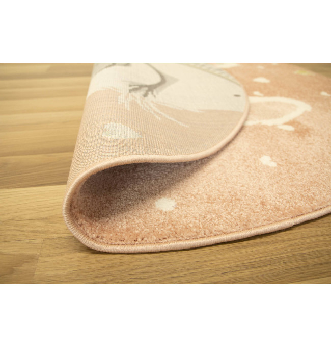 Dětský koberec Lima C882A růžový / krémový