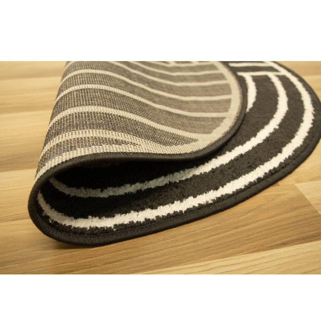 Koberec Lotto černobílý kruh