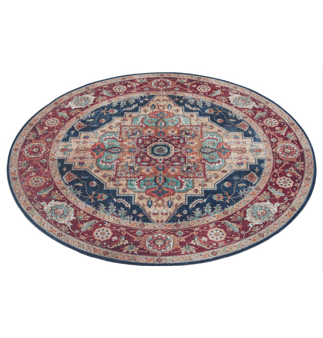 Koberec Hanse Home Asmar Anthea tmavě modrý kruh