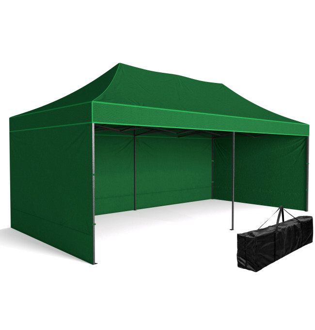 Zahradní párty stan EXPRESS zelený 3x6 m