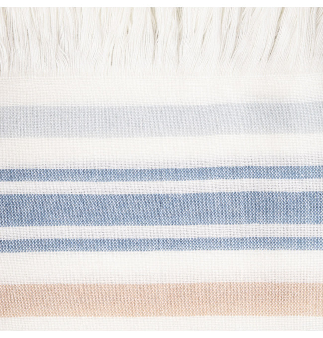 Deka TERRAS bílá s pruhy 241483