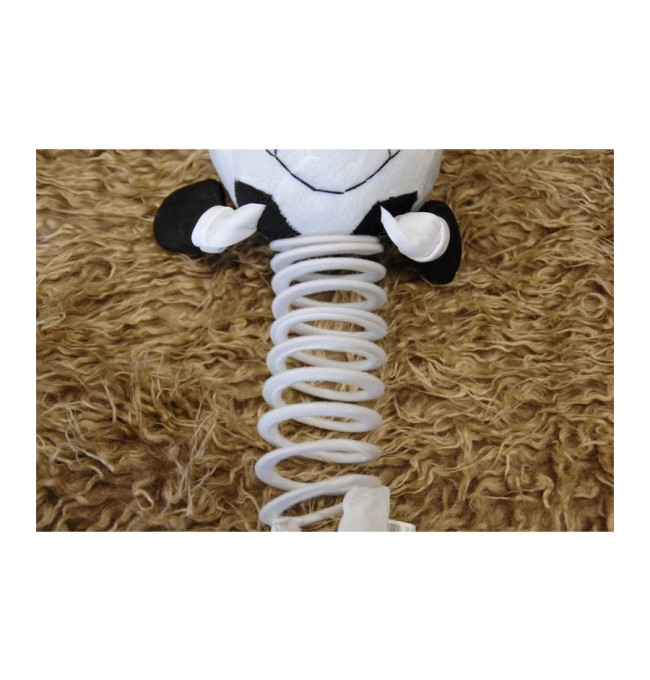 Plyšový maskot SOCCER bílý