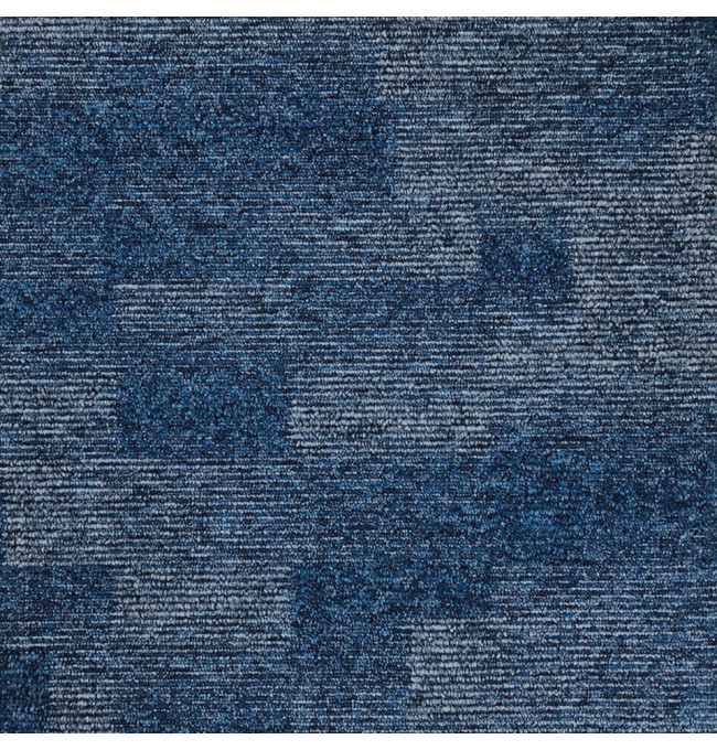 Kobercové čtverce SANTO modré 50x50 cm