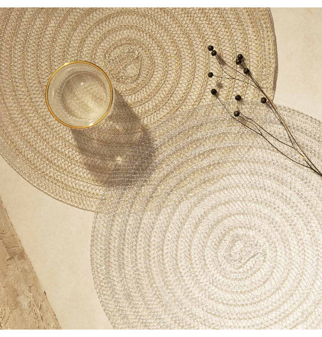 Podložka pod talíř JAZMINE stříbrná AW18 922323