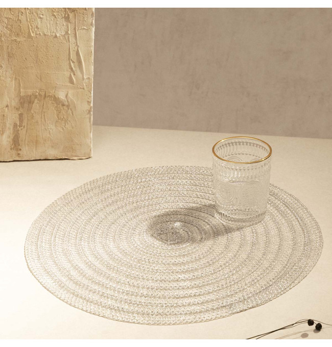 Podložka pod talíř JAZMINE stříbrná AW18 922323