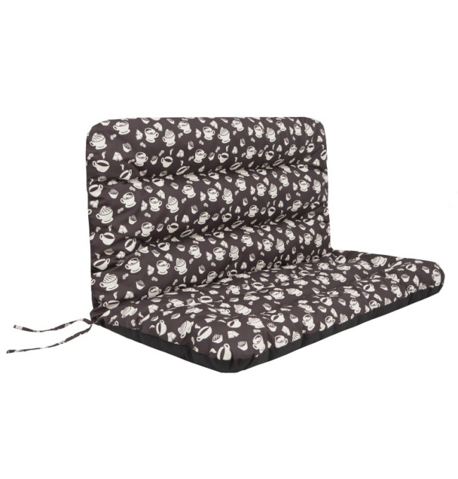 Polštář na houpačku ANIA 120 cm čokoláda