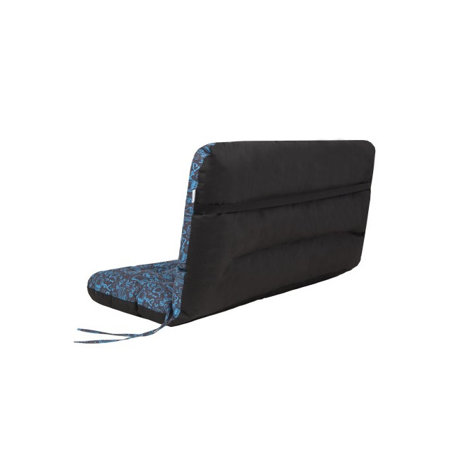 Polštář na houpačku ANIA 120 cm coffee, modrý