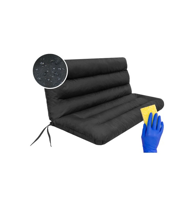 Polštář na houpačku ANIA 120 cm černý