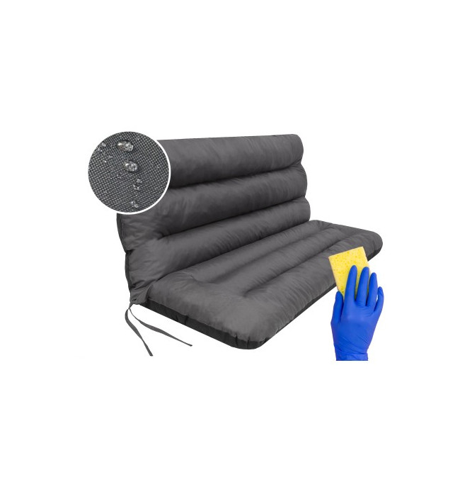 Polštář na houpačku ANIA 120 cm grafitový