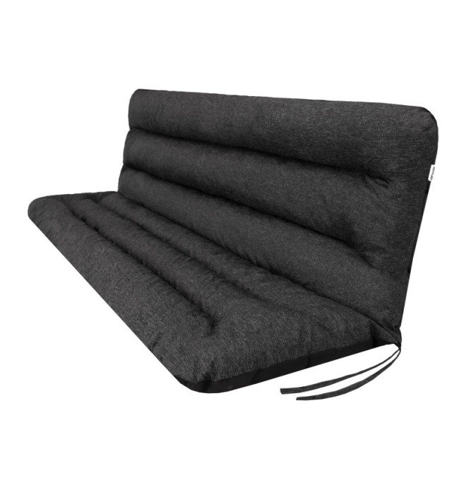 Polštář na houpačku ANIA 150 cm černý, ekolen