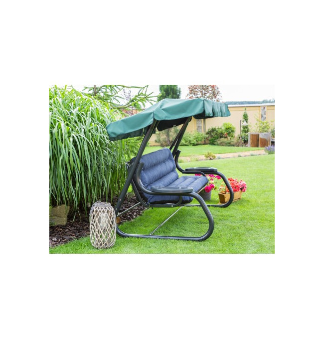 Polštář na houpačku ANIA 150 cm granátový