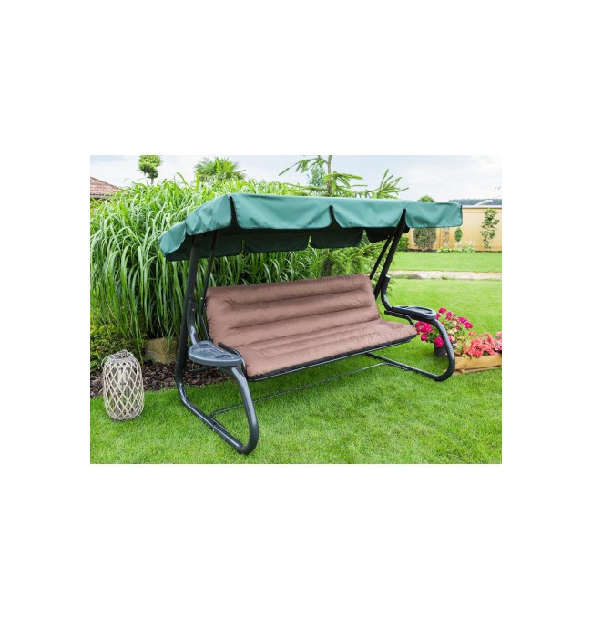 Polštář na houpačku ANIA 150 cm světle hnědý