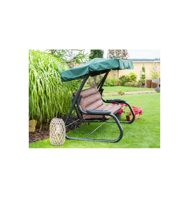 Polštář na houpačku ANIA 150 cm světle hnědý