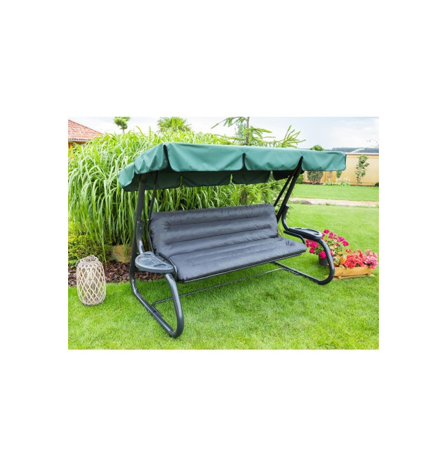 Polštář na houpačku ANIA 150 cm šedý