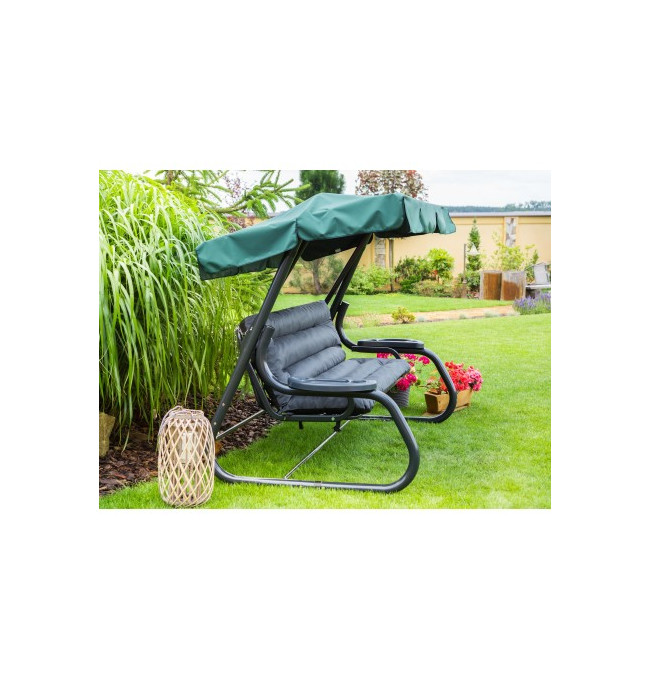 Polštář na houpačku ANIA 150 cm šedý