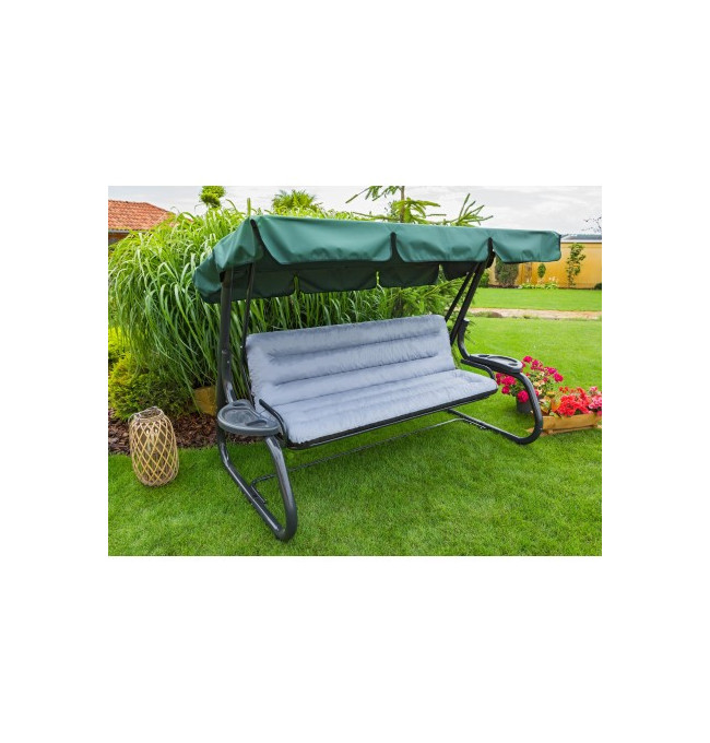 Polštář na houpačku ANIA 180 cm popel