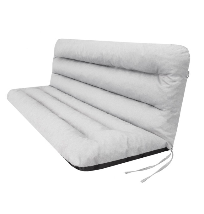 Polštář na houpačku ANIA 180 cm popel, ekolen