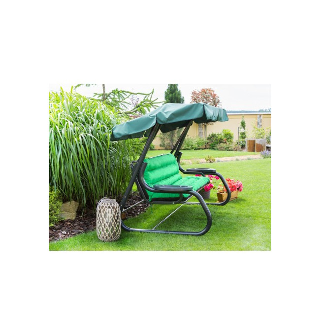 Polštář na houpačku ANIA 180 cm zelený