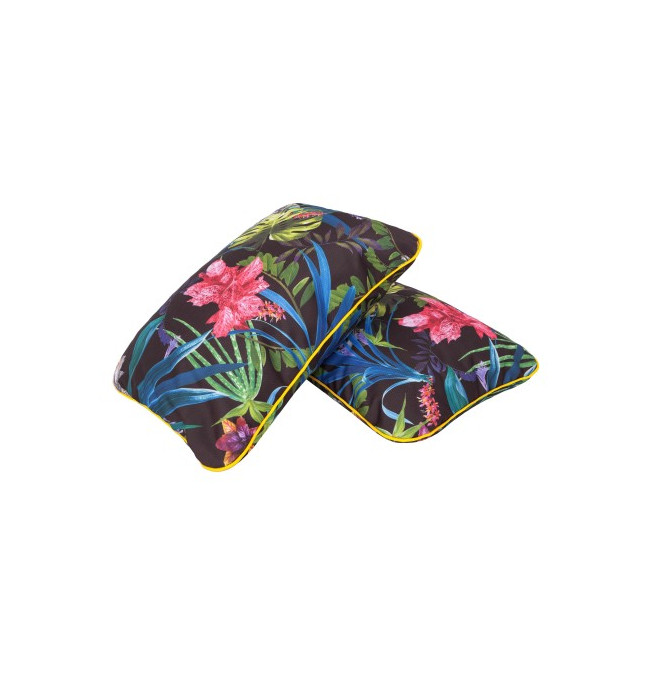 Polštář na zahradní houpačku POLA 180 cm barevné listy