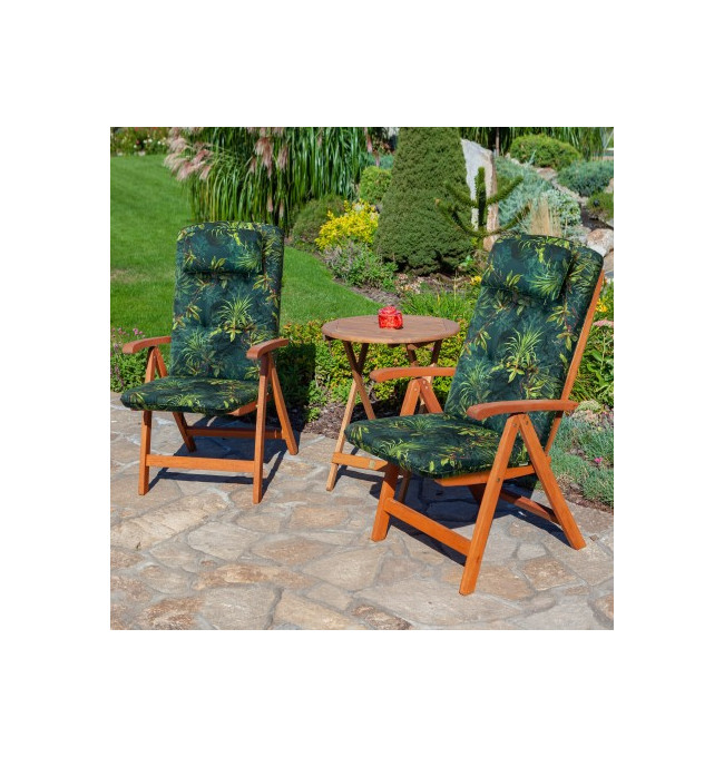 Polštář na zahradní židli BENITA zelená tráva