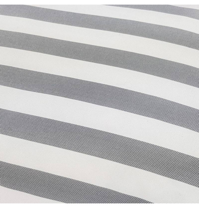 Zahradní polštář šedý pásy obdélník