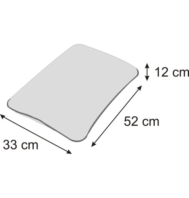 Zahradní polštář JASIEK oxford, červený
