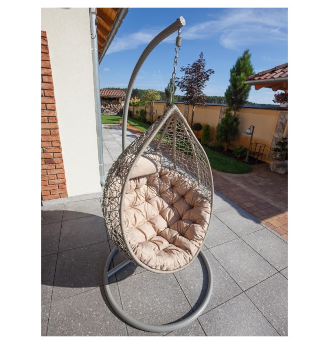 Polštář na houpačku MOON ekolen, béžový