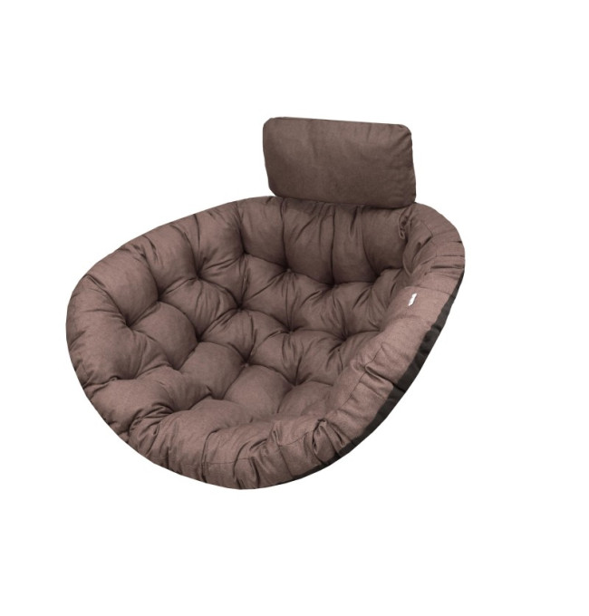 Polštář na houpačku MOON ekolen, hnědý