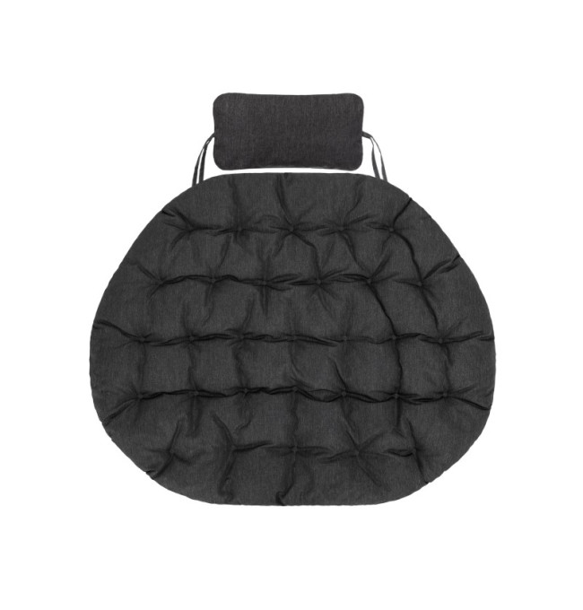 Polštář na houpačku MOON ekolen, černý
