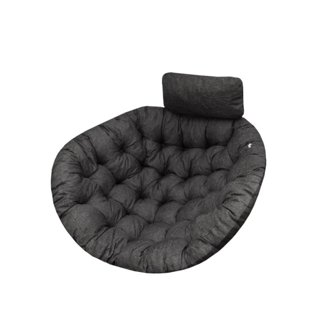 Polštář na houpačku MOON ekolen, černý